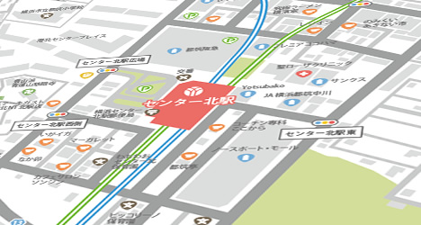 8駅周辺地図 フリー素材 Ai Epsデータ
